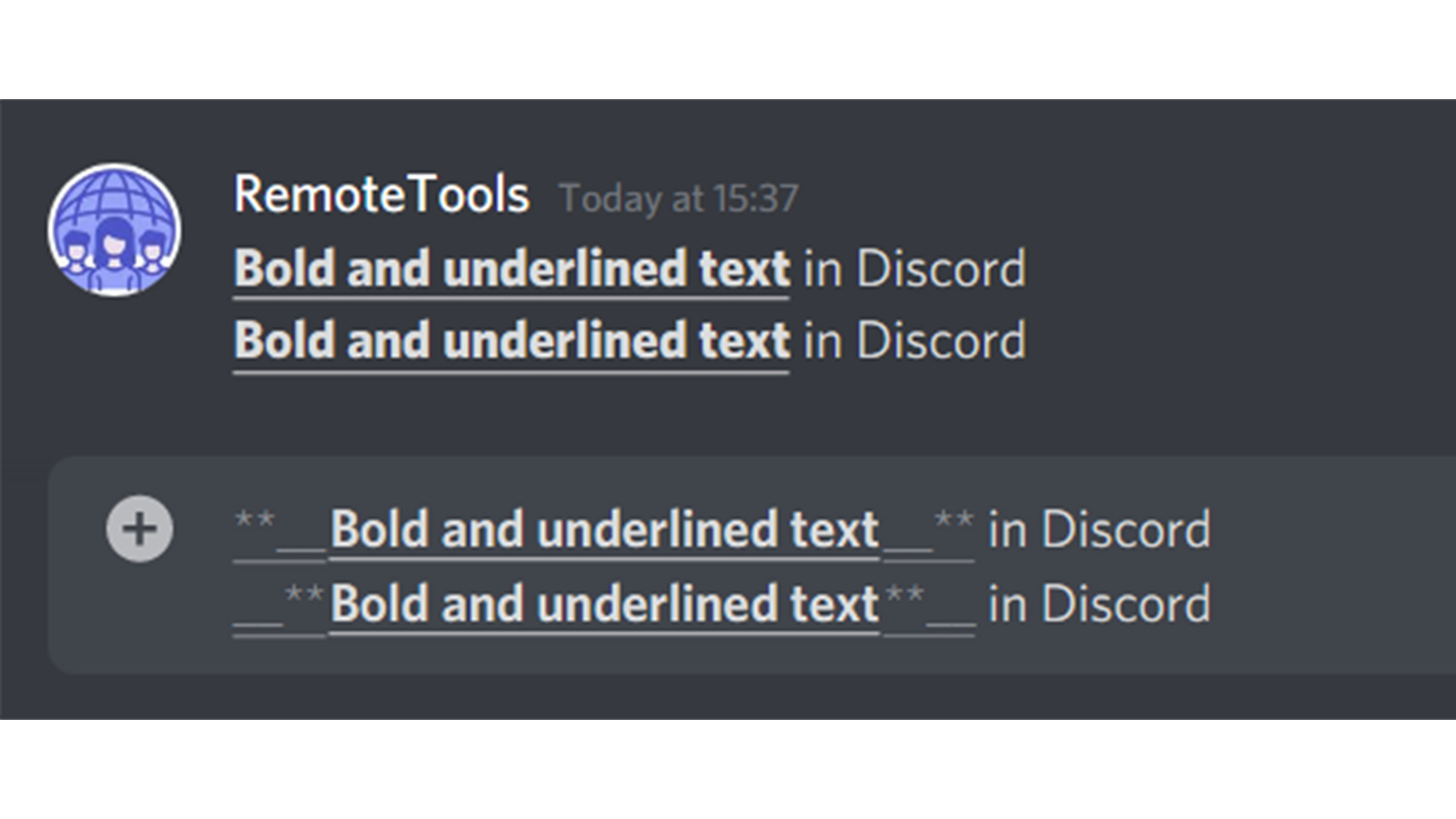 mise en forme du texte discord