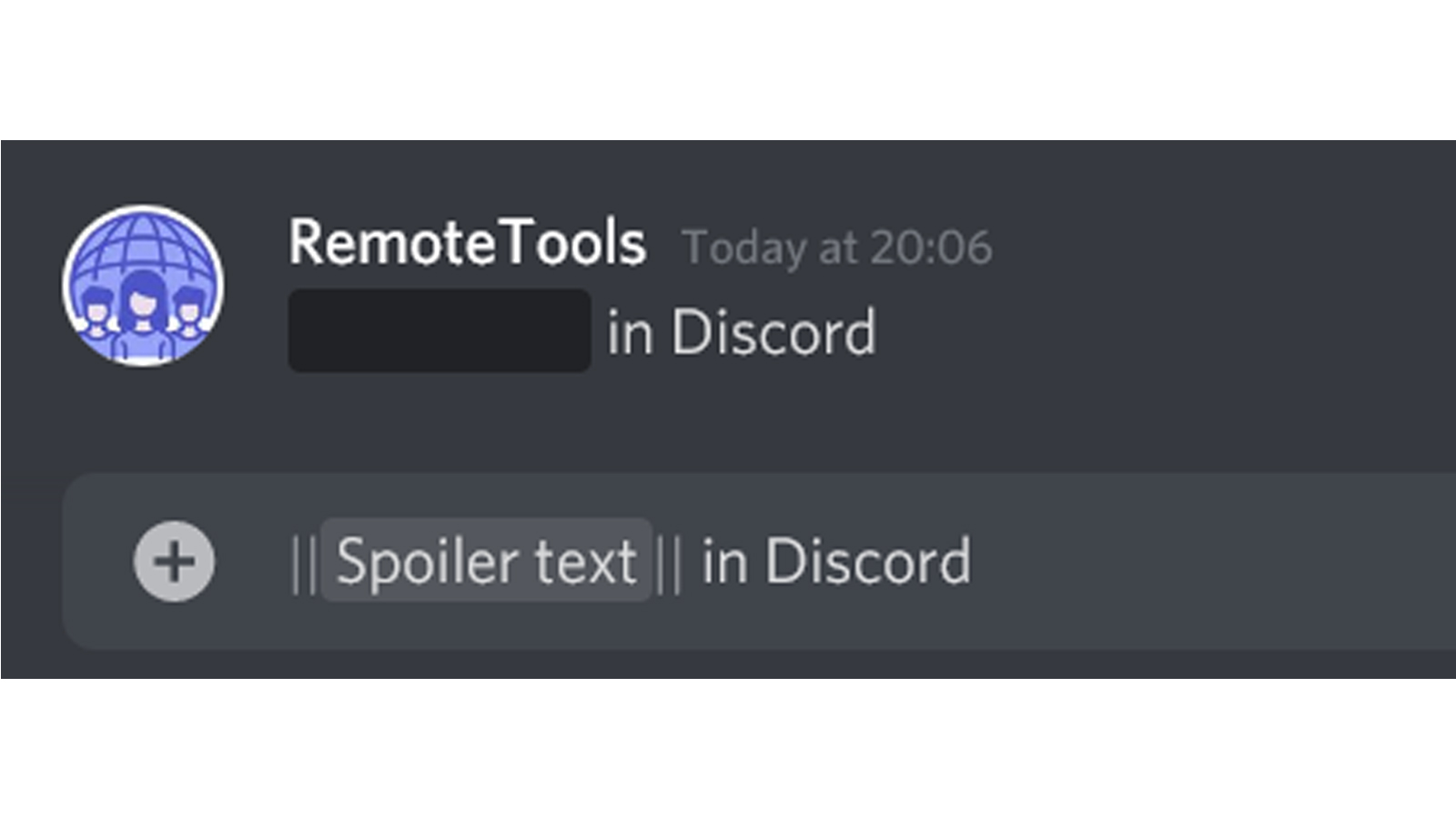 Mise en forme du texte Discord - spoiler