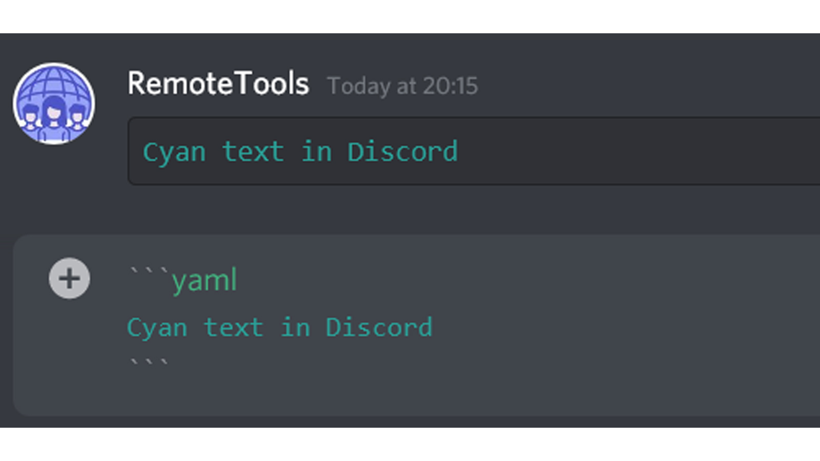 Formatage du texte Discord