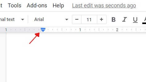 How to do a hanging indent on Google Docs