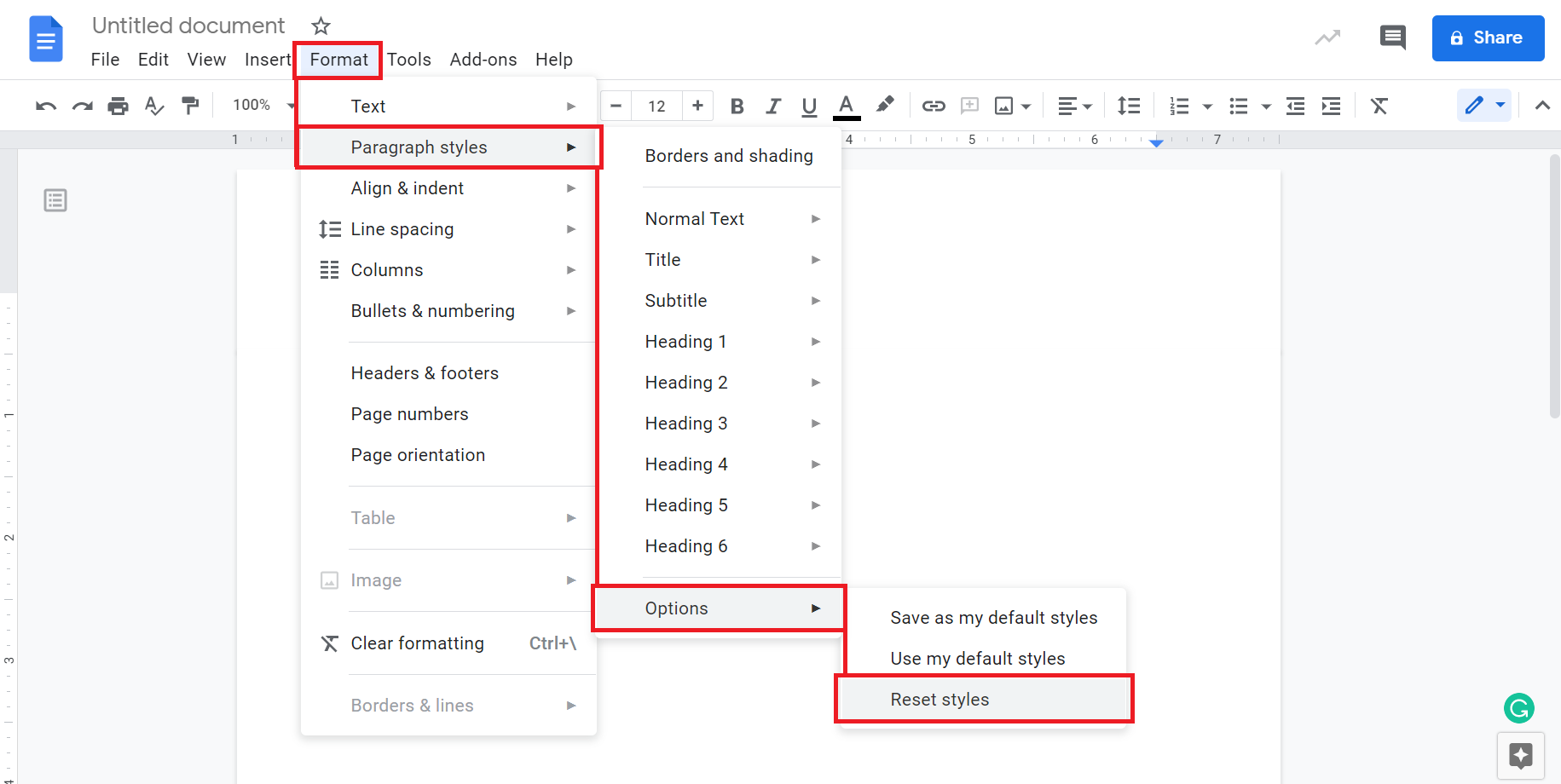 How To Outline Font On Google Docs