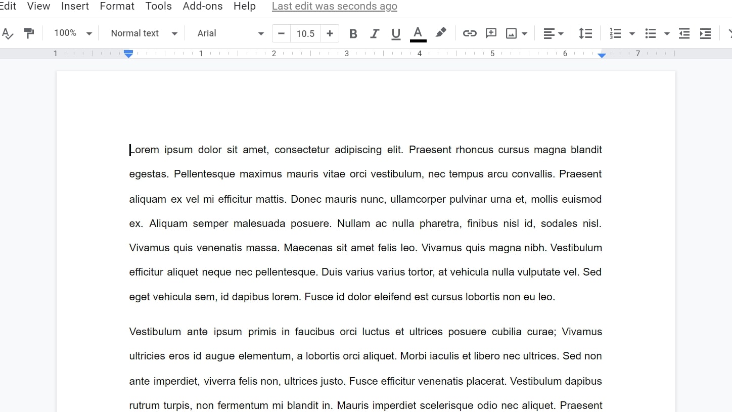 double spacing google docs 5