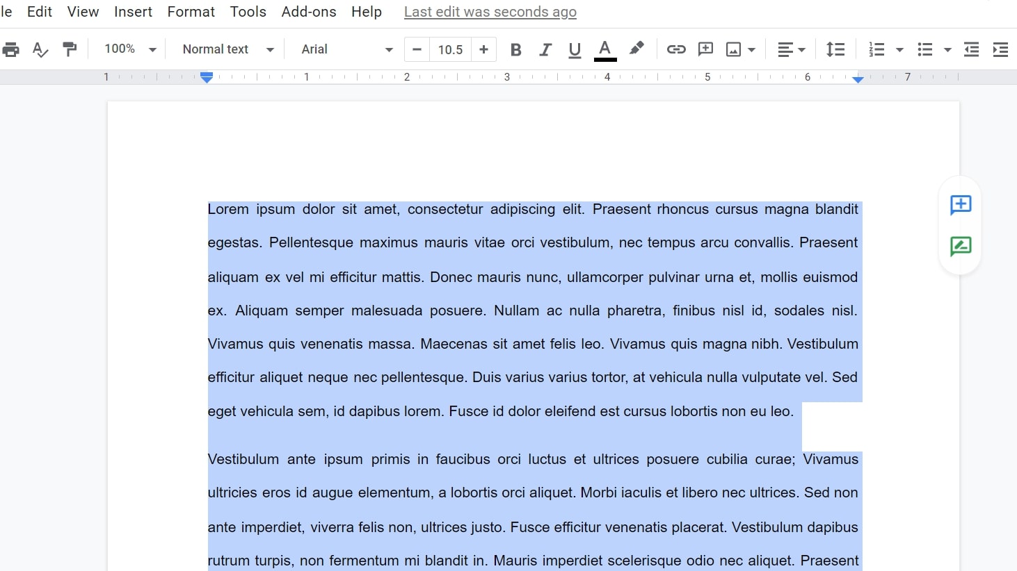 double spacing google docs 9