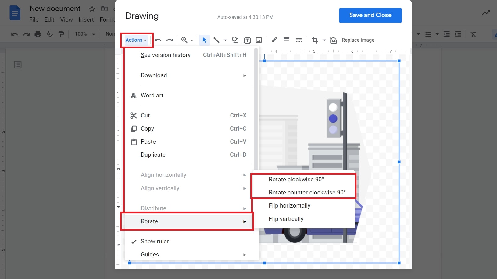 how-to-flip-an-image-in-google-docs