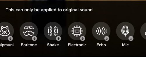 Tiktok पर आवाज का प्रभाव