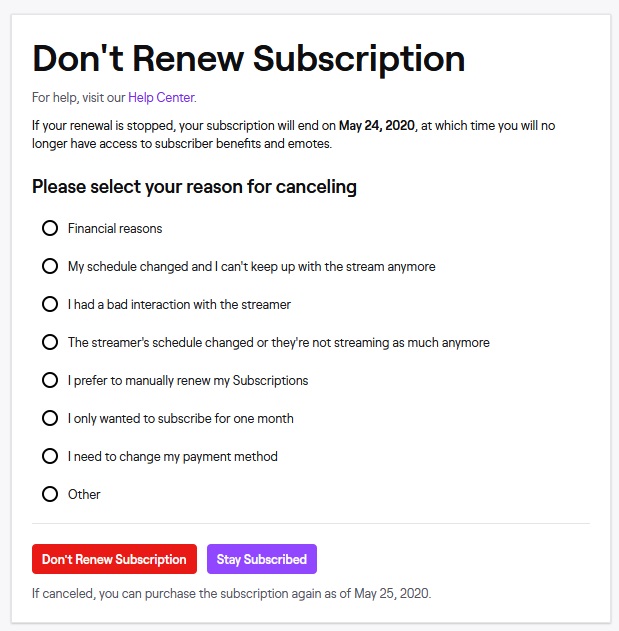 Accessing the 2019 Archives with Your Twitch Subscription 