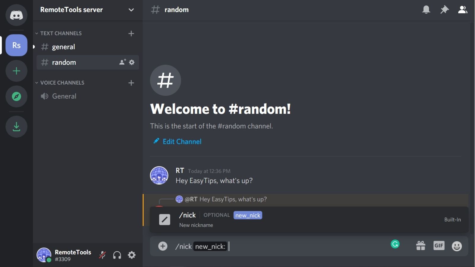 How to change your nickname on Discord