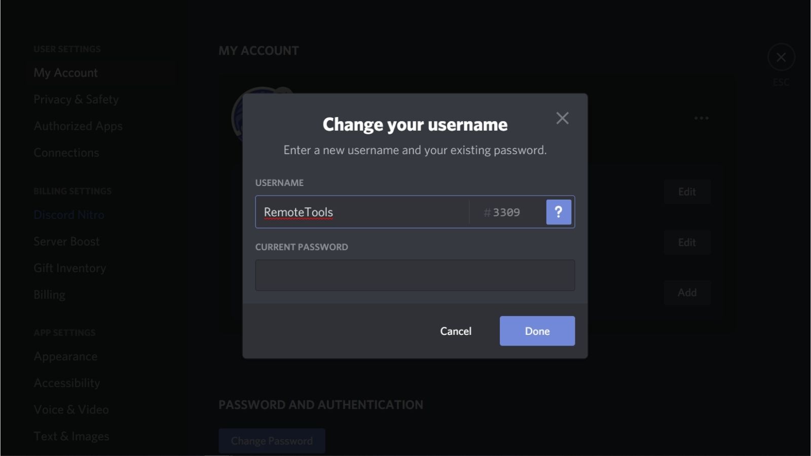 How to Change your username on Discord