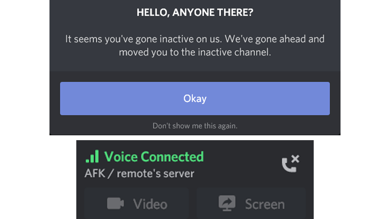 How to make an AFK channel in Discord