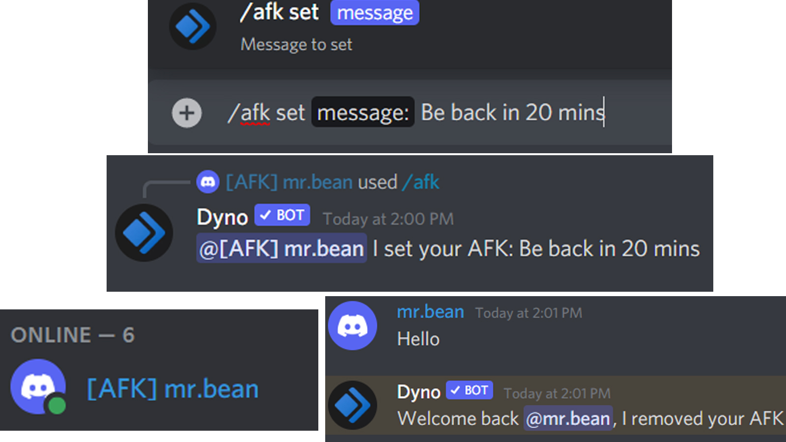 AFK channel Discord