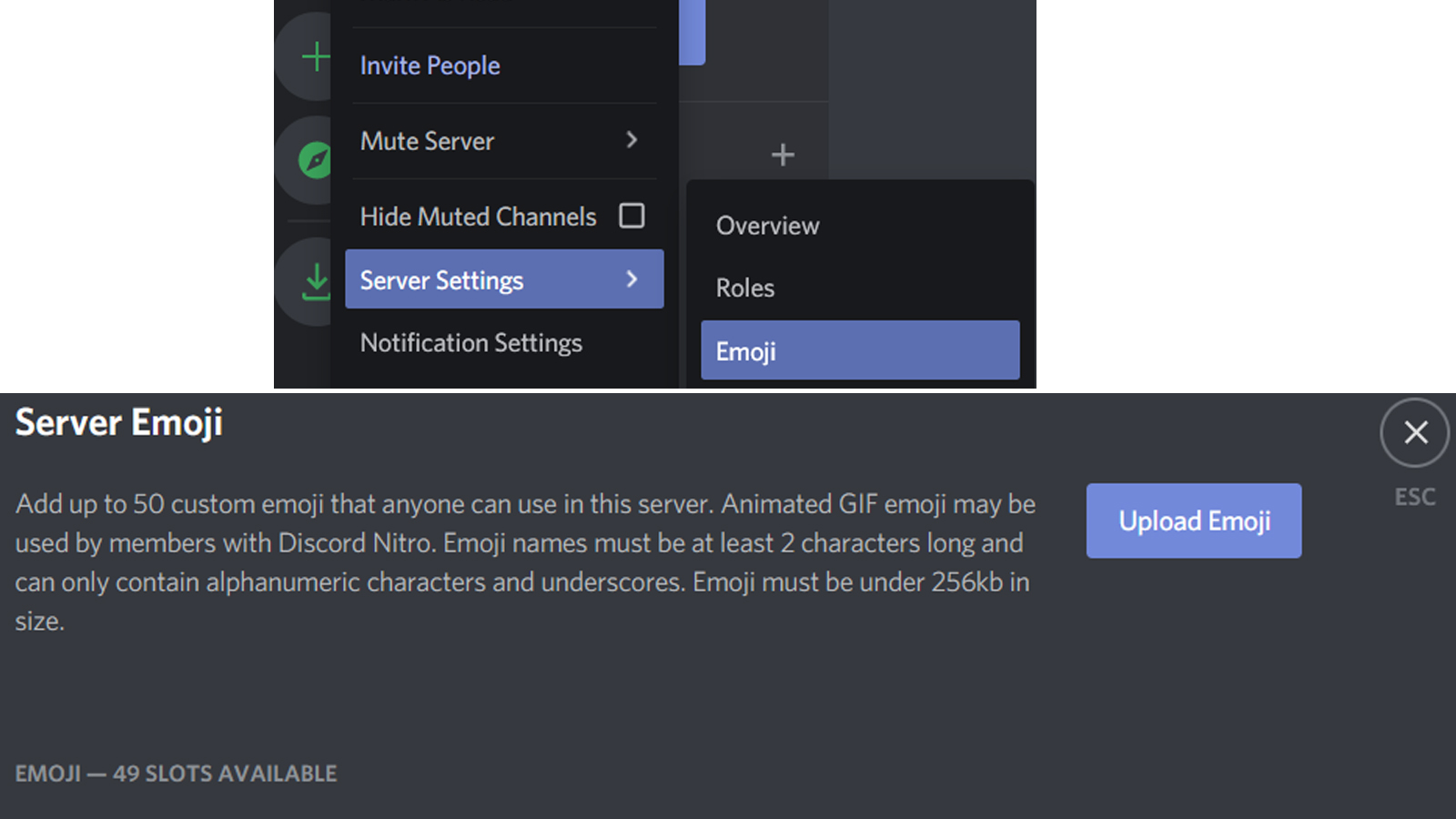 how to download custom emotes from a discord server