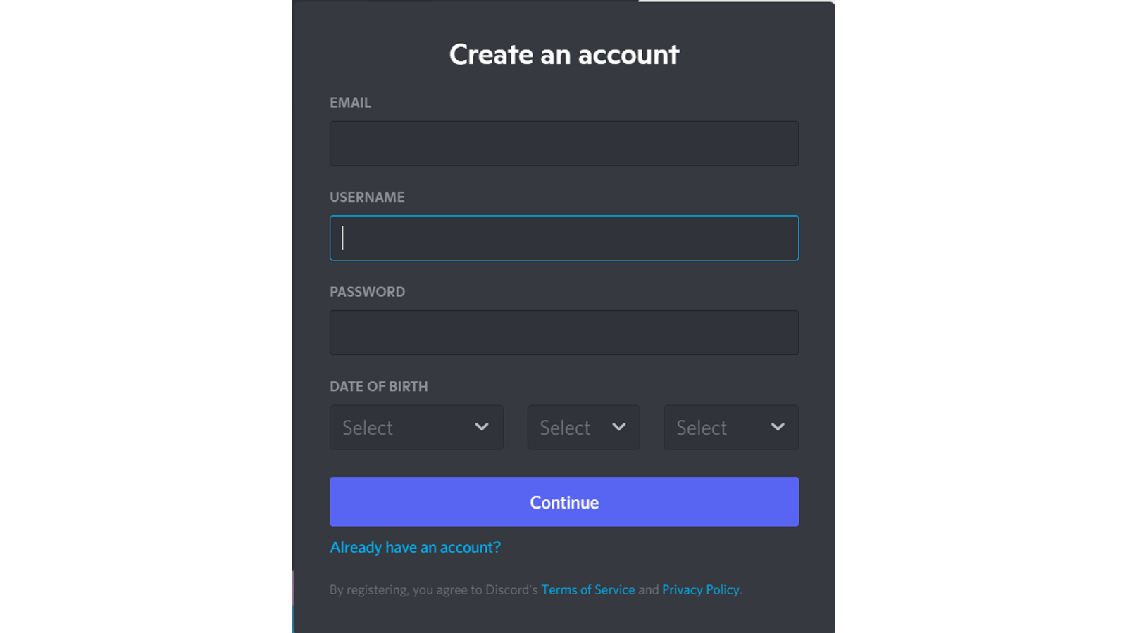 Remote.tools shows how to create an account on discord and set discord username