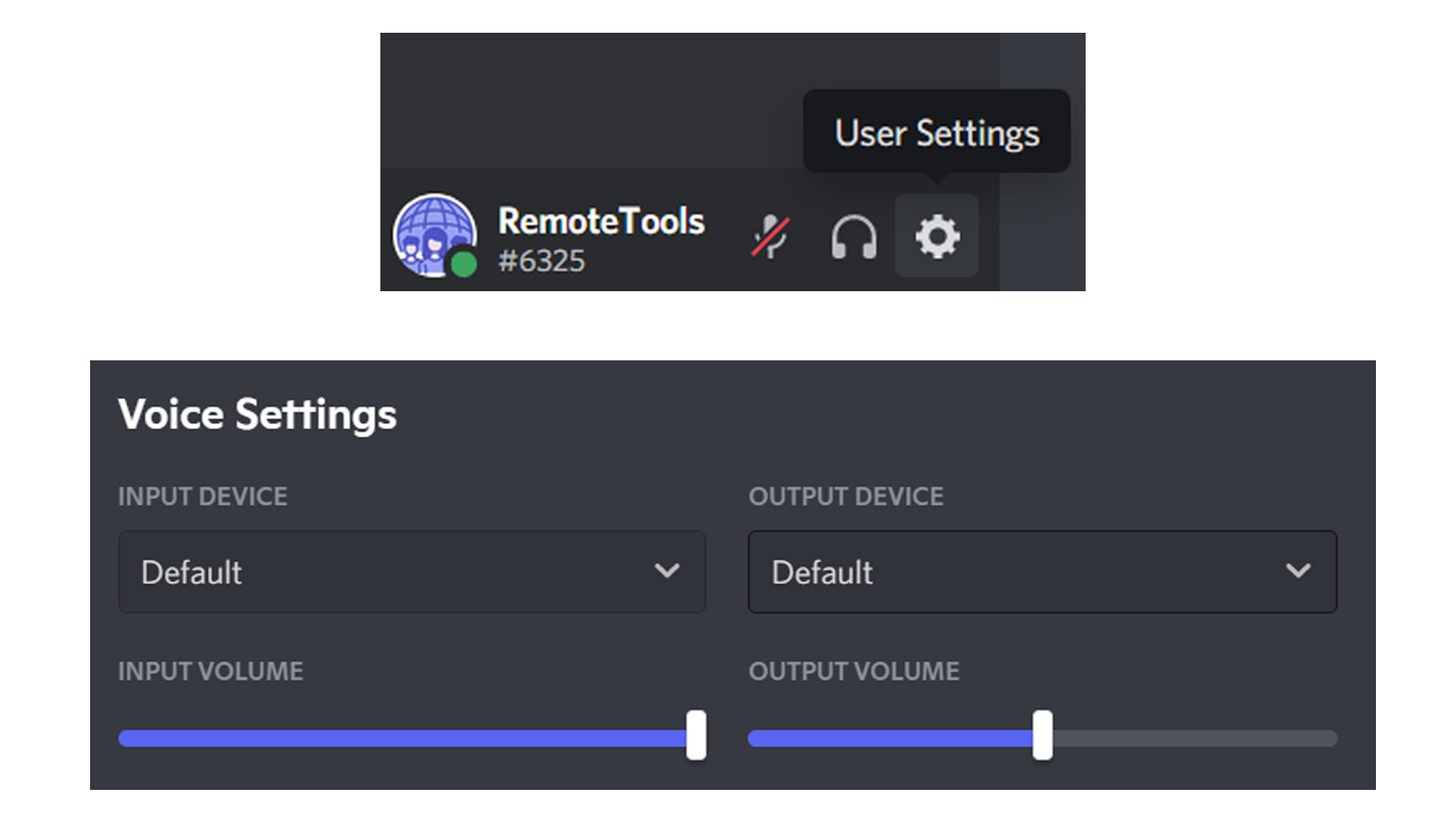 discord output not working