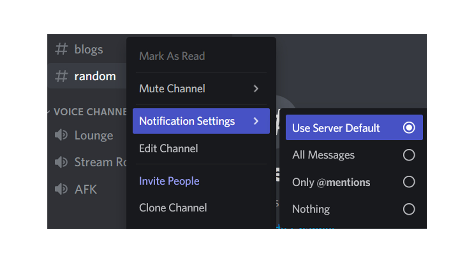 discord channel notifications not working