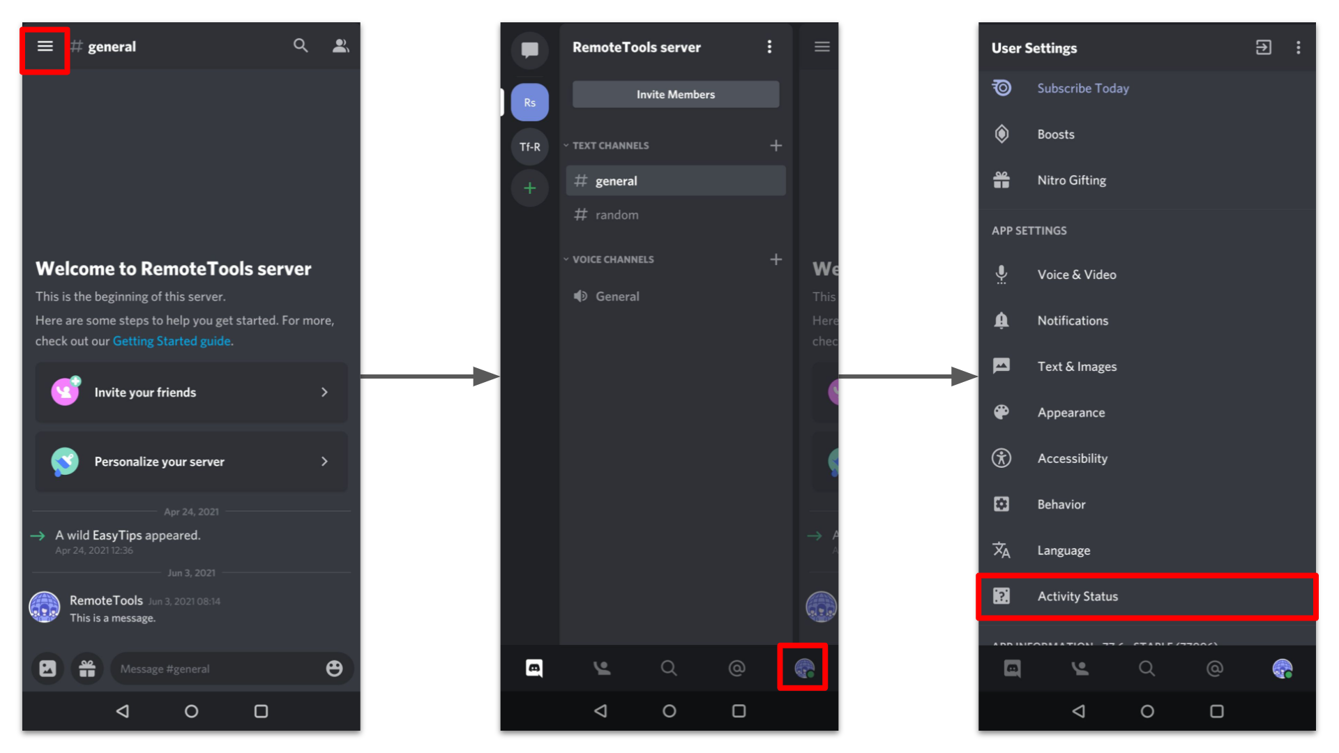 How To Hide Game Activity on Discord Mobile