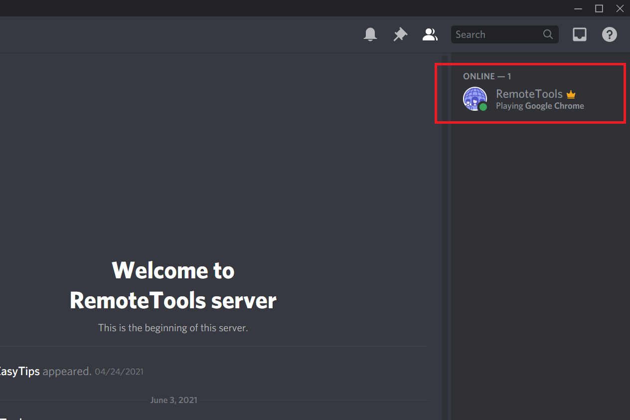 Discord Status