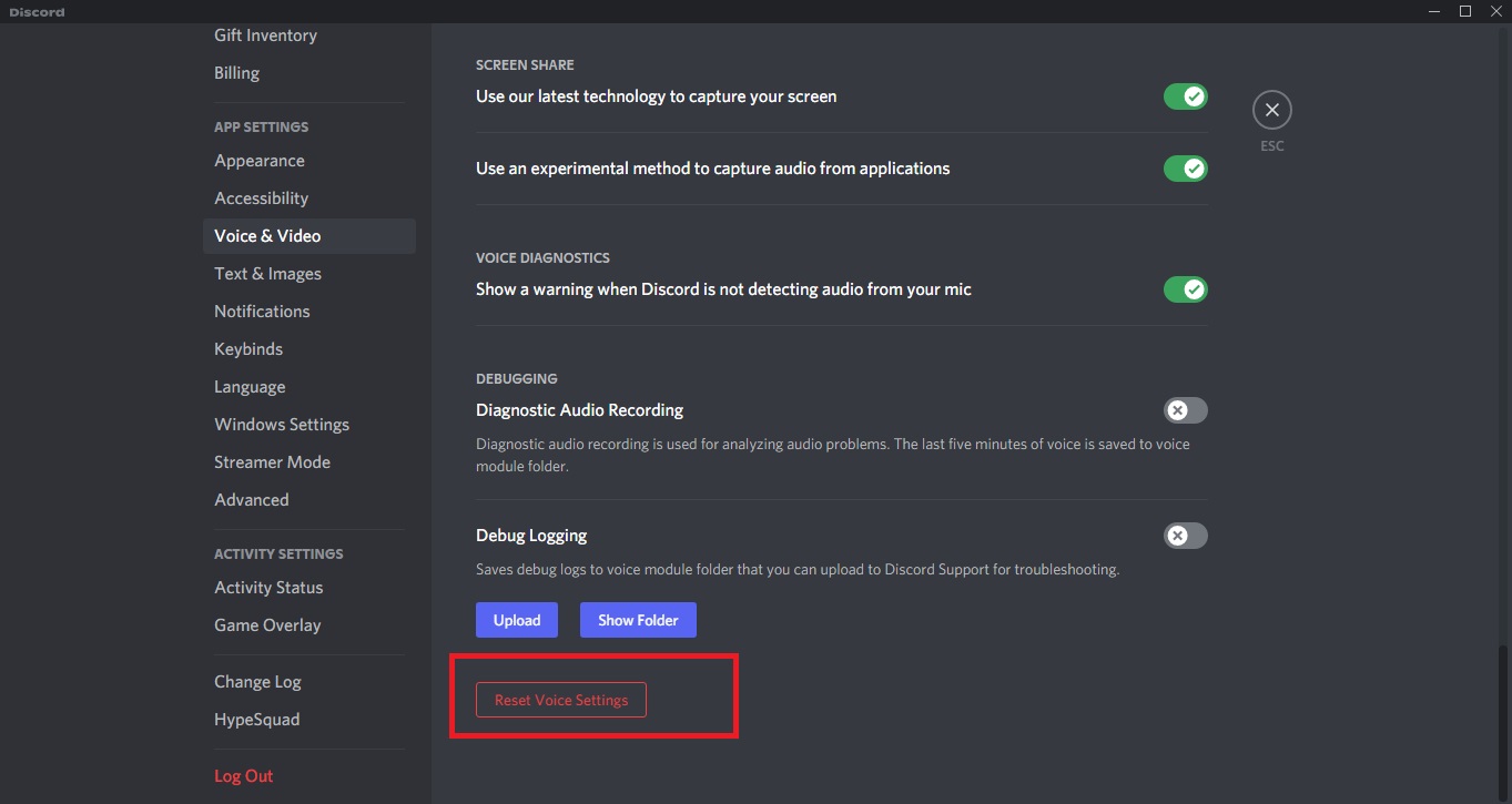 discord push to talk not working