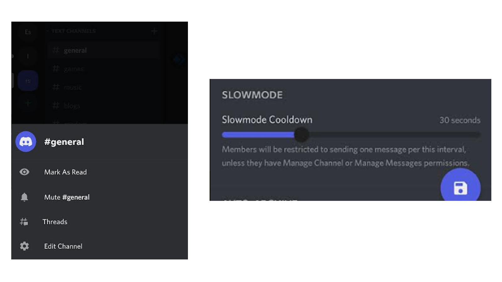 enable discord slow mode on mobile