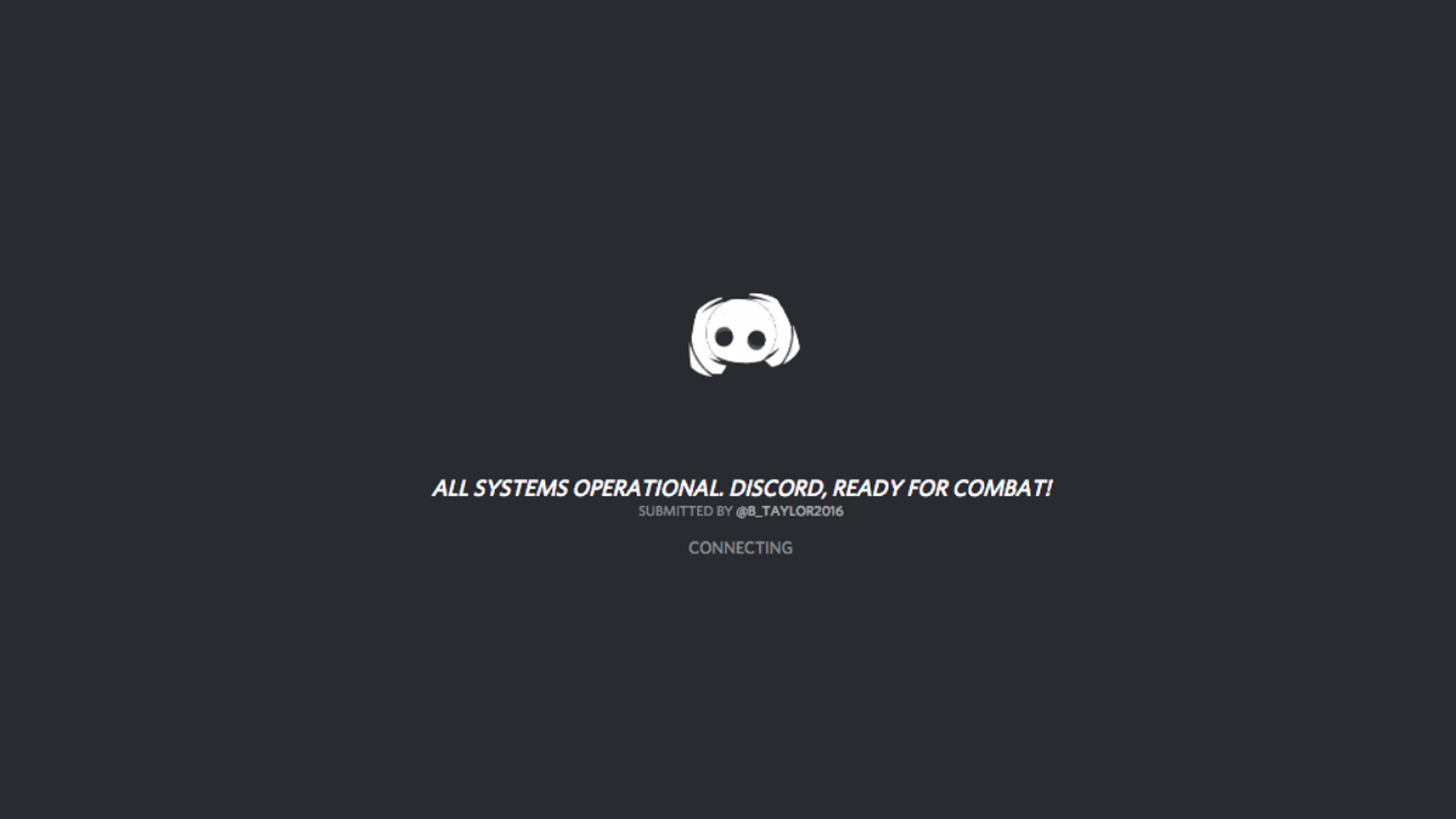 discord stuck on connecting