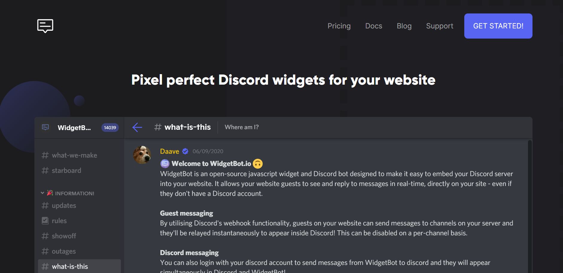 Como adicionar um widget de membros online do Discord a um