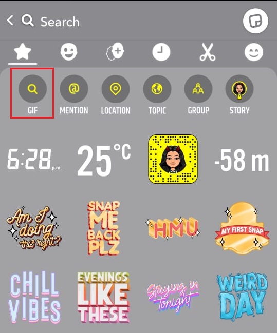 How to Send GIFs on Snapchat - A step by step Guide