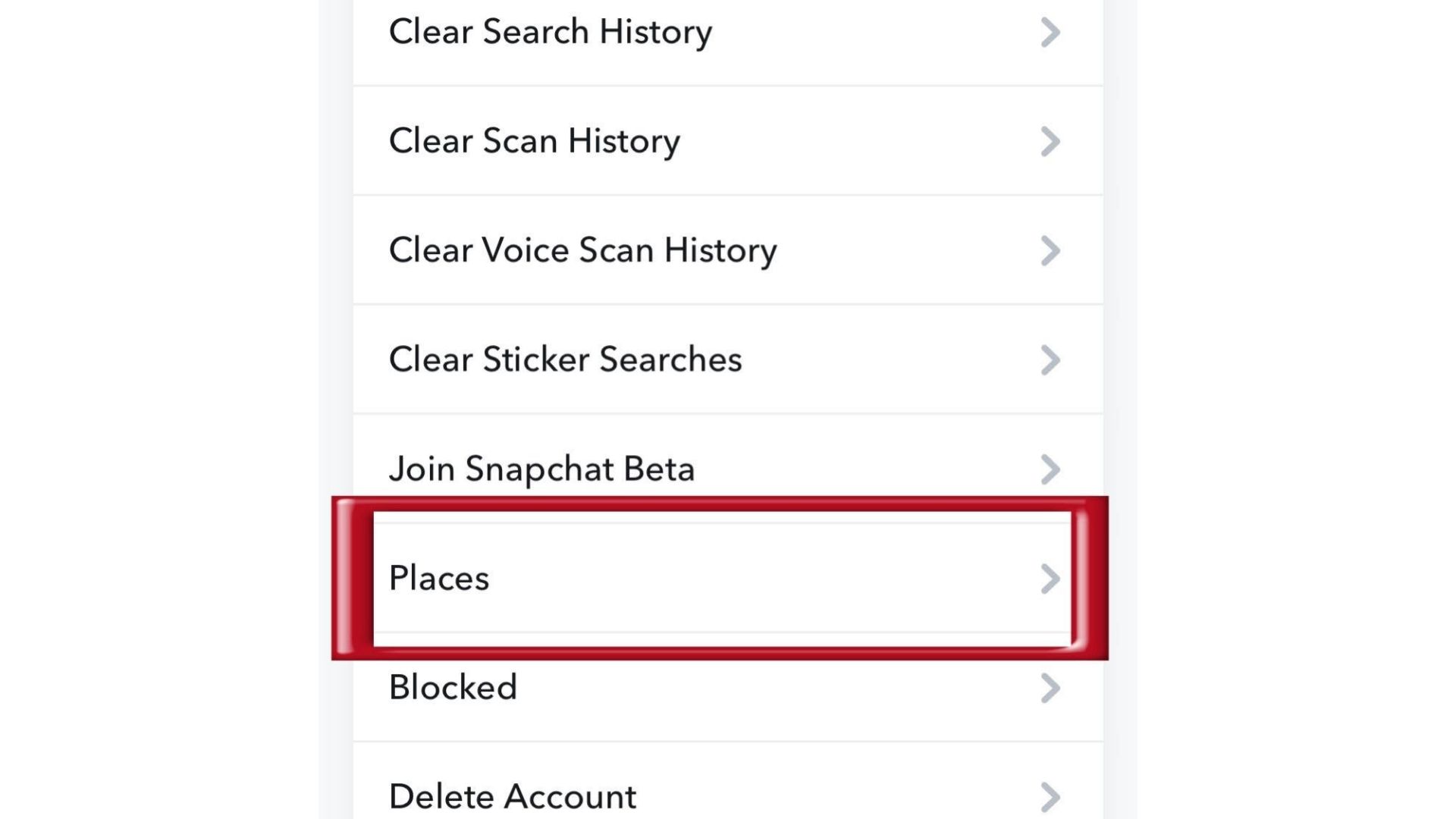 how-to-clear-recents-on-snapchat