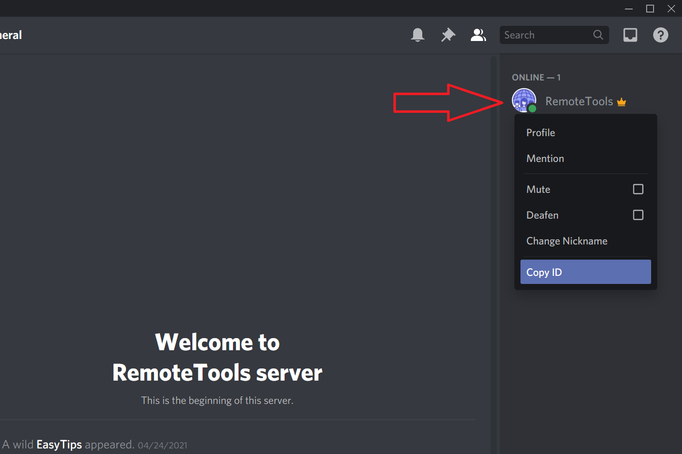 how to find someones discord id