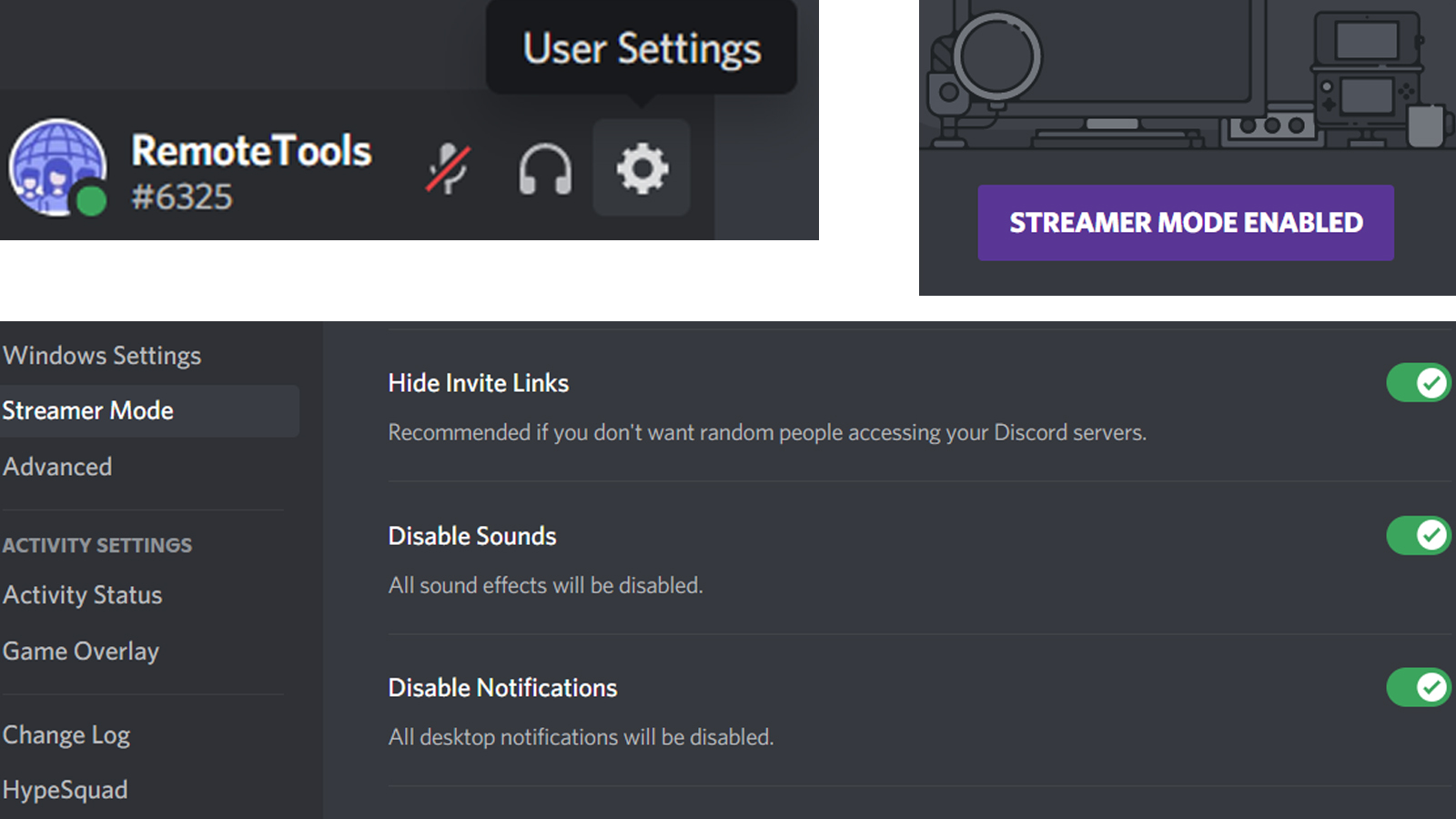 How to set up Discord Streamer Mode