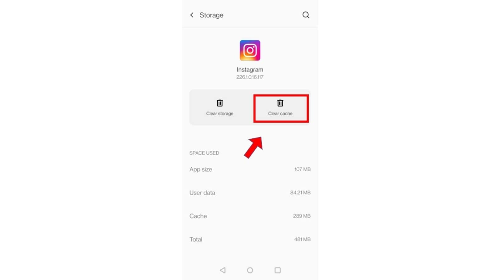 instagram-reels-not-working-clear-cache