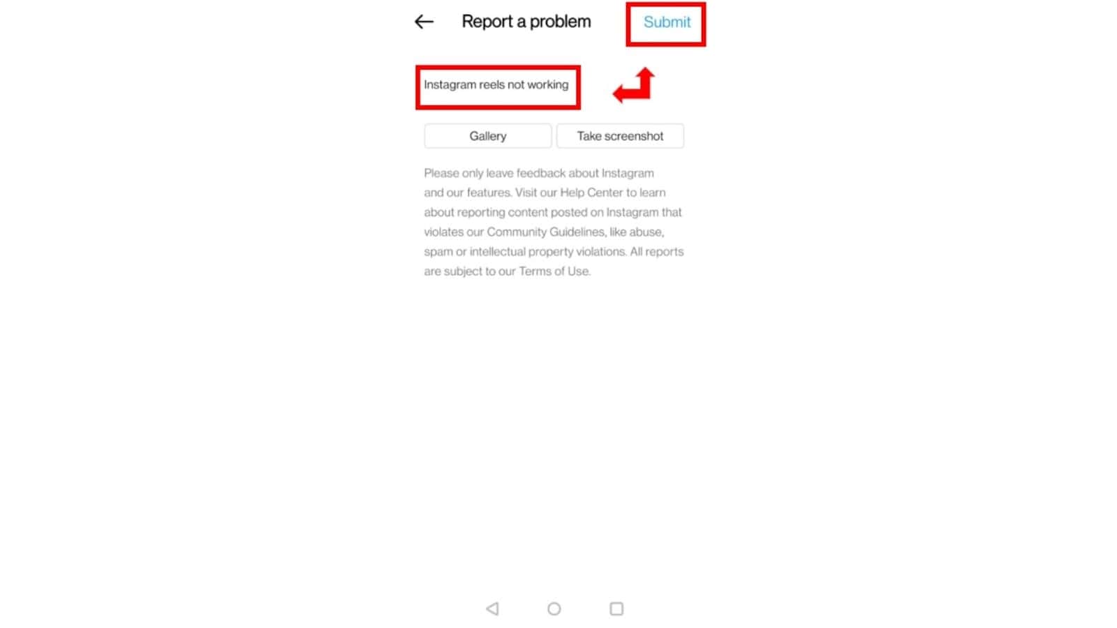 instagram-reels-not-working-reels-submit