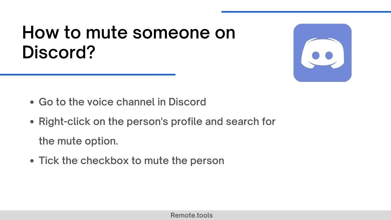 How to mute someone on Discord