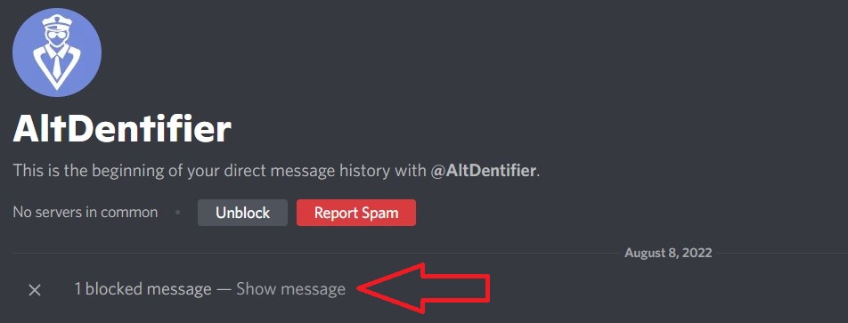 How to unblock someone on Discord