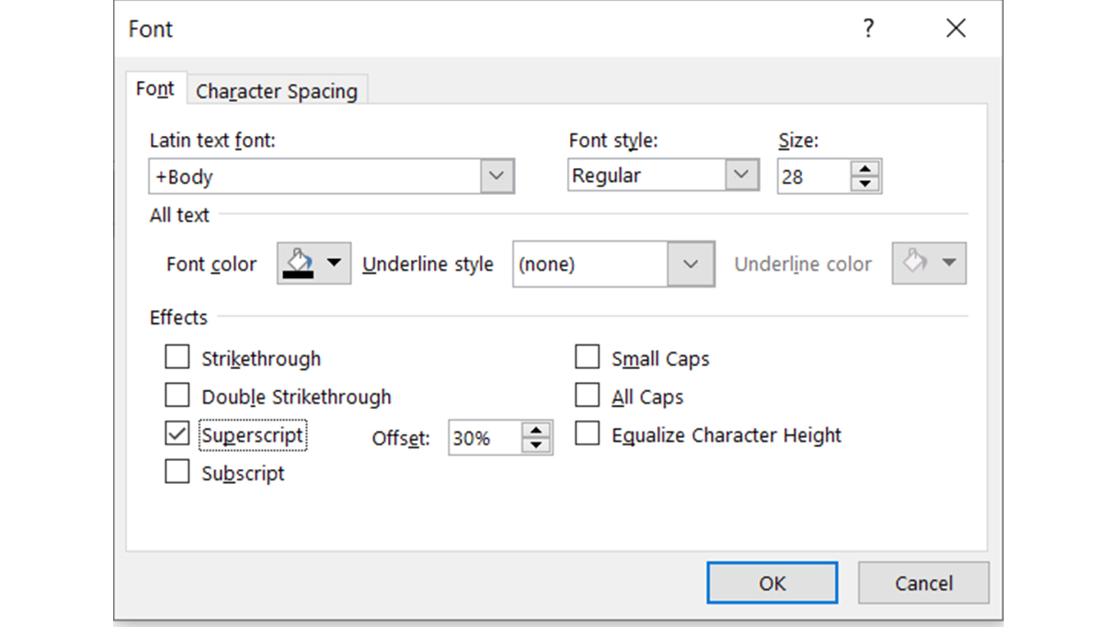 How to do Subscript and Superscript in PowerPoint?